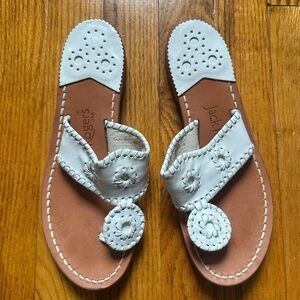 White Jack Roger’s Sandals
